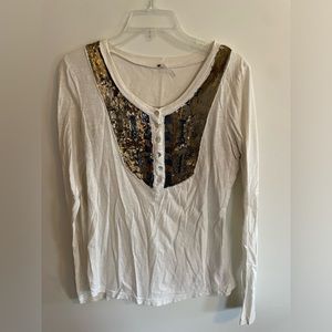 Free People sequins top